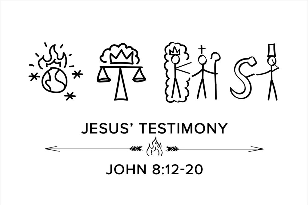 Testify Draw John 8 – Jesus’ Testimony – Draw Bible Stories